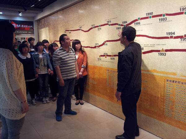 经济管理系组织学生参观学习世界杯官网校史展