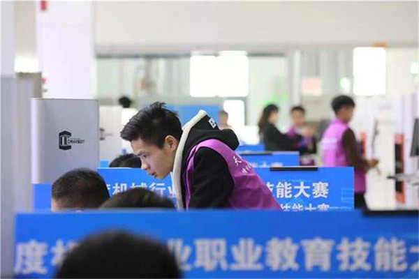 世界杯官网团队参加2018年度机械行业职业教育技能大赛