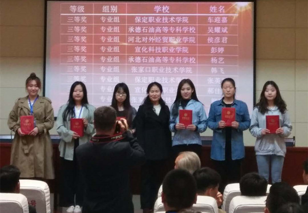 世界杯官网师生参加河北省高职院校职业技能大赛英语口语赛项取得佳绩